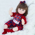 thumbnail image 1 of Rebirth Doll Simulation Baby Enamel Soft Glue Doll Children's Educational Toys Gift, 1 of 5
