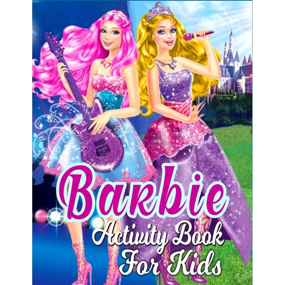 Barbie activity book for kids : Barbie Princes Coloring Book With