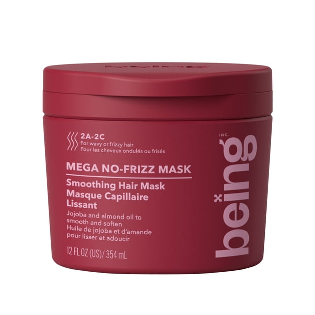 being MEGA NO-FRIZZ Smoothing Hair Mask à l'Huile de Jojoba et d'Amande