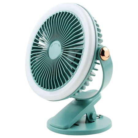 

USB Rechargeable Desktop Clip Fan Light Desktop Handheld Small Fan Light Live Fan Lights Night Light Mini Multi-Function Fan Light