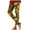 Dark Green-5, variant on Thanksgiving Leggings for Women Elastic High Waist Tummy Control Festive Print Tights Pants Workout Yoga Pants