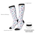 thumbnail image 5 of Picia Women Crew Soft Moisture-wicking Socks Dinosaur Pattern Design Cotton Socks, One Size fit All, 5 of 9