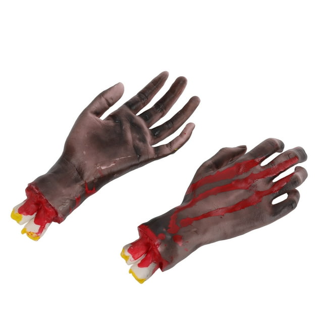 Manos Cortadas Falsas, Mano De Obra Exquisita Realista, Accesorios De Decoración Para Halloween, Accesorios De Escenario Para Cosplay, Fiesta De Halloween, 2 Uds.
