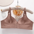 thumbnail image 5 of Front Fastening Bra for Women Full Coverage Wireless Comfort Support Bra with Wide Straps for Daily Use, 5 of 7