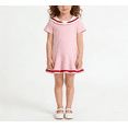 thumbnail image 5 of LIaqionyy Girls Dress School Uniform Cute Shorts Sleeve Collared Casual Cotton Classic Fashion Dresses Clothes, 5 of 7