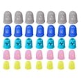 thumbnail image 1 of 30pcs Guitar Silicone Finger Protector,Color Fingertip Protection Covers Caps for Beginner Playing Ukulele Electric Guitar, 1 of 8