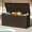 Brown, variant on Uforic 260 Gallon Extra Large Outdoor Deck Box, Double-Wall Resin Storage Box with Flexible Divider, Lockable, Weatherproof, Black