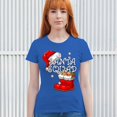thumbnail image 3 of Tee Hunt Santa Squad T-Shrit Merry Christmas Reindeer Rudolph Elf Funny Women's T-Shirt Tee, Blue, 3X-Large, 3 of 5