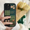 thumbnail image 1 of Funda de teléfono con diseño geométrico de flores para iPhone 13 12 11 Pro Max X Poly XS Max, funda protectora suave de silicona a la moda zhangmengya LED, 1 of 1