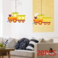 thumbnail image 6 of yotijay Unfinished Wood Train Cutouts Train Shape Accessories Wooden Tags Crafts Hanging, 6 of 9