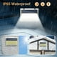 thumbnail image 5 of Luz Solar de Pared Exterior con Sensor de Movimiento | 3 Modos de Iluminación | 73 LEDs Súper Brillantes | Luz de Seguridad Impermeable ABS para Cerca, Patio, Jardín, Garaje, Puerta Principal, 5 of 8