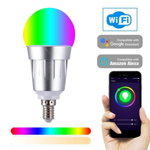 2194 Smart WIFI LED Bulb WIFI Light RGB Multicolor LED Bulb 12W E14