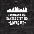thumbnail image 4 of Inktastic Kansas City Missouri Loves Me Skyline Boys or Girls Baby Bodysuit, 4 of 5