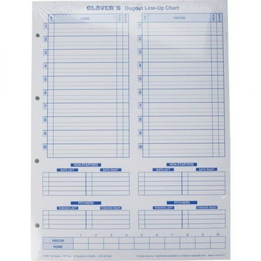 Glover's Baseball/Softball Score Sheets - Walmart.com