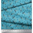 thumbnail image 3 of Soimoi Cotton Cambric Fabric Notes,Piano & Guitar Musical Instrument Fabric Prints by Yard 56 Inch Wide, 3 of 3