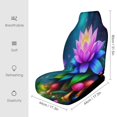 thumbnail image 2 of Magical Lotus Garden Set of 2Pcs Car Seat Covers Easy Clean Automobile Seat Protector Car Interior Accessories, 2 of 6
