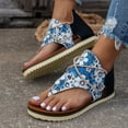 thumbnail image 3 of Summer Flat Sandals Women Flip Flops Leopard Gladiator Sdanls Open Toe Non-slip Beach Slippers Skull Print Roman Sandals Female, 3 of 5