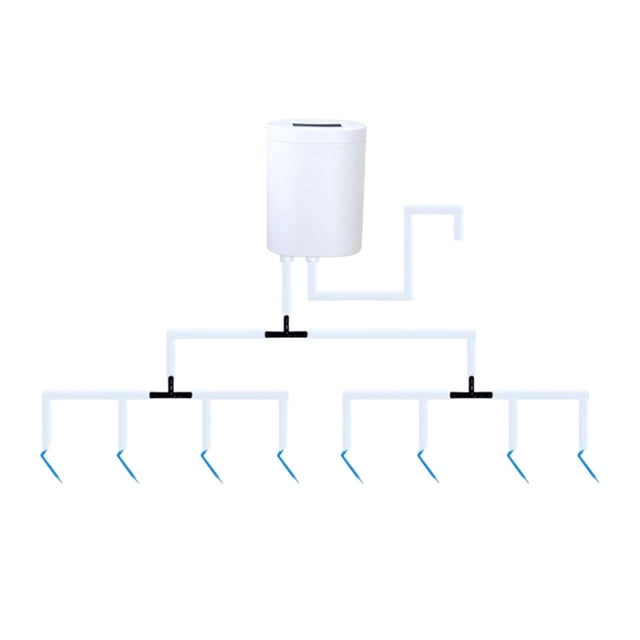 Kit de riego automático por goteo, sistema de riego para patios, sistema de riego para interiores Estilo C