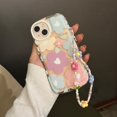 thumbnail image 3 of Cordón para teléfono móvil con cuentas de flor de tulipán de estilo dulce, colgante de cadena para teléfono móvil a la moda para mujer, 3 of 6