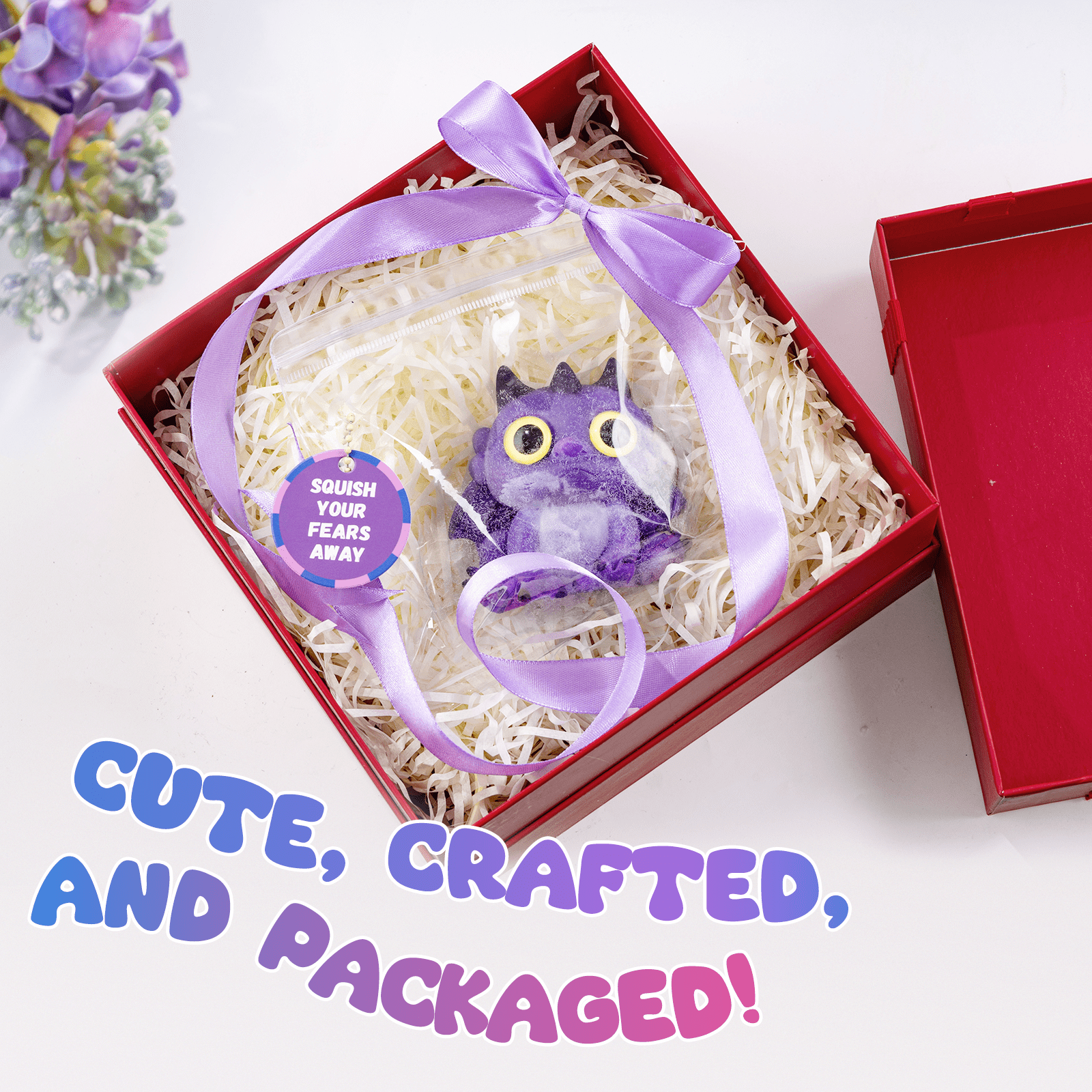LET'S RESIN All-In-One Diy Squishy Toy Making Kit with Dragon & Hamster Molds , Gift for Kids, Holiday Gift, Relieve Stress