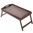 thumbnail image 1 of Binwennn Dish Rack over Mini Folding Table Multifunctional Household Bedroom Bed Wooden Tray Computer Solid Wood Table, 1 of 6