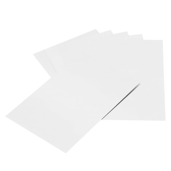 6 Pcs Aluminum Plate Sign Signs Blank Metal White