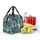 thumbnail image 5 of Easygdp Colorful Flowers Bolsa Térmica Premium - Tela Oxford Impermeable, Gran Capacidad, Bolsillo Frontal, Unisex para Trabajo, Escuela, Actividades al Aire Libre y Picnics, 5 of 8