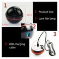 thumbnail image 4 of Echo Sounder Portable Wireless Fish Finder Sonar 48m/160ft Detector Fishing Alarm ,Cool Gifts for Fishing, 4 of 6