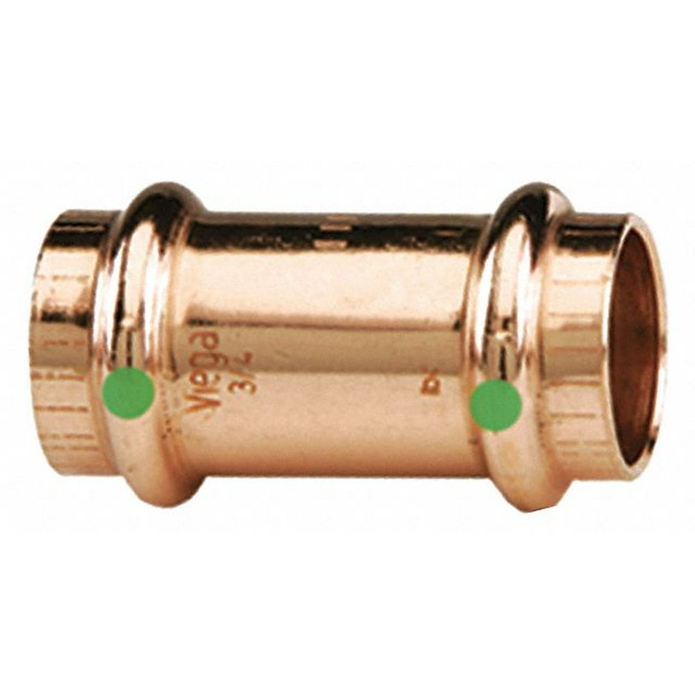 Viega 78057 Propress 1" Copper Coupling W/stop Double Press