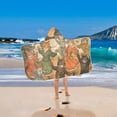 thumbnail image 2 of Yayeee Kids Hooded Towels Toddler Soft Absorbent Beach Bathing Wrap 50" x 23.5", Cats in Party, 2 of 5