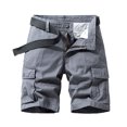thumbnail image 1 of pstuiky Pantalones cortos para hombre, Pantalones cortos cargo de talla grande para hombre, con múltiples bolsillos, holgados, para playa y verano Pantalones cortos de baloncesto, 1 of 4