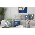 thumbnail image 2 of Pillow Covers 20x20 Set of 4, Modern Sofa Throw Pillow Cover, Decorative Outdoor Linen Fabric Pillow Case for Couch Bed Car，Light Blue, 2 of 5
