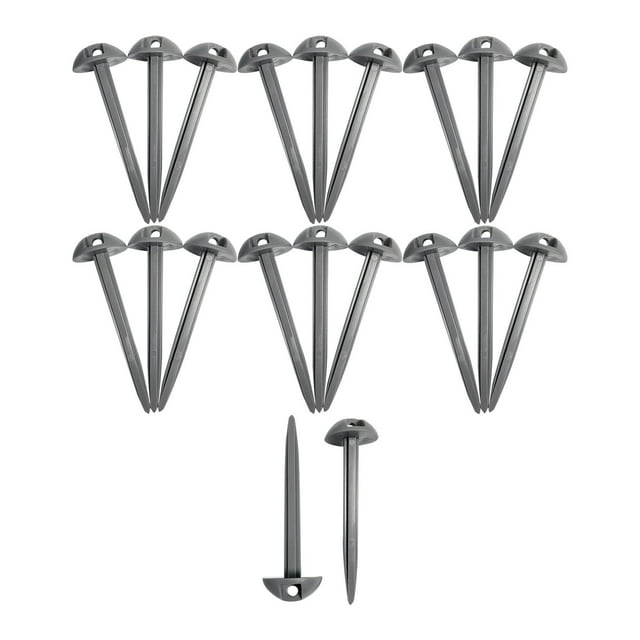 20 estacas para tienda de campaña, clavos de suelo portátiles, clavijas de suelo duraderas, clavijas para tienda de campaña, clavos para tiendas de shamjiam estacas ligeras para tiendas de campaña