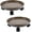 Brown, variant on 13 Inch Brown Plant Caddy with Universal Wheels, Movable Planter Dolly Tray, 2-Pack