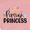 thumbnail image 3 of Inktastic Persian Princess with Crown and Flowers Baby Burp Cloth, 3 of 3