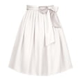 thumbnail image 3 of AWZXDE Summer Skirts for Women Solid Apron Style Half Skirt Traditional Oktoberfest Festival Outfit, 3 of 3