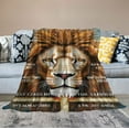 thumbnail image 2 of ARISTURING  Bible Verse Blanket Christian Lion Prayer Religious Throw Blankets for Couch Sofa Bed Warm Gifts, 2 of 6