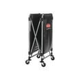 thumbnail image 3 of Rubbermaid Commercial Collapsible X-Cart Steel Eight Bushel Cart 24 1/10w x 35 7/10d Black/Silver, 3 of 8