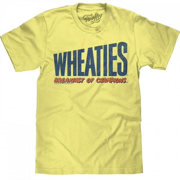 Wheaties Breakfast of Champions Text T-Shirt-3XLarge
