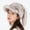 Beige, variant on Winter Faux Mink Fur Bunny Ear Baseball Cap, Warm Fluffy Trapper Hat with Ear Covers, Windproof Plush Duckbill Cap for Men & Women