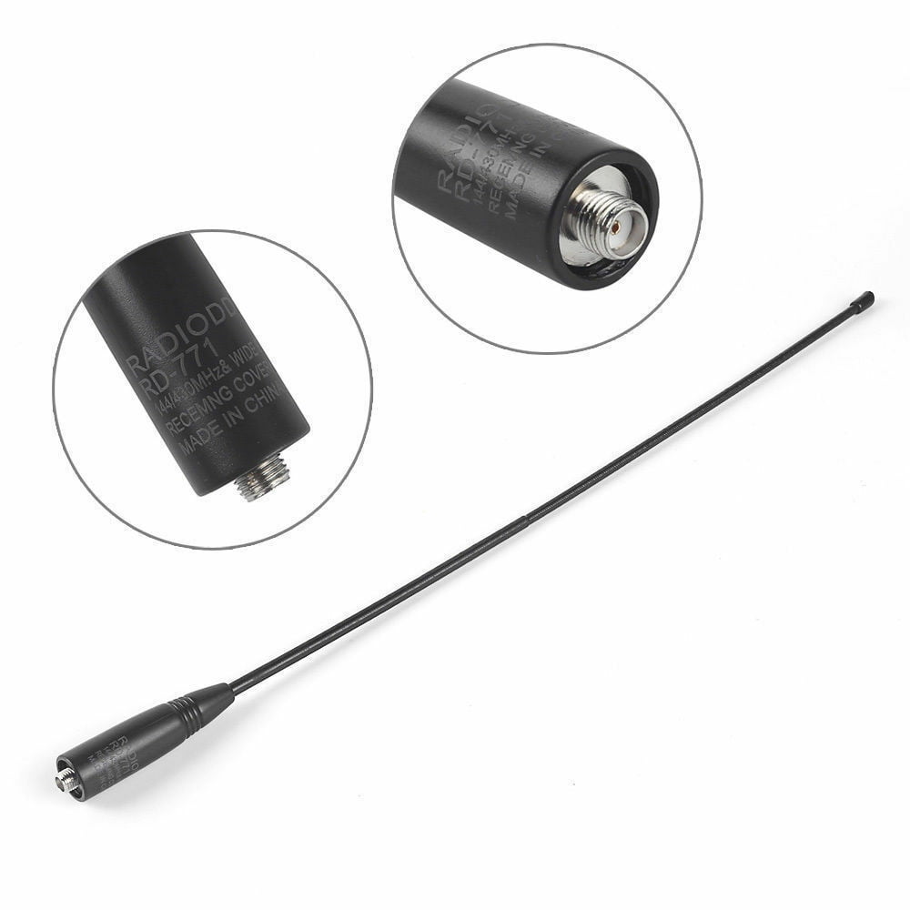 SMA-Female Booster Dual-Band Antenna for Baofeng UV-5R UV-82 GT-3 Two-way Radio 