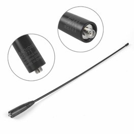 UHF Two Way Radio Antenna 2-Pack - 400-470MHz SMA Female Replacement For Walkie Talkies