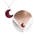 thumbnail image 2 of Milue Crescent Moon Choker Necklace Simple Pendant Necklace Fashion Gothic Jewelry, 2 of 12