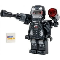 LEGO Superheroes War Machine Minifigure with Shoulder Cannon, Gray