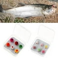 6pcs Egg Steelhead Fly rass Bead Head Fast Sinking Trout New Lure Flies