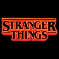 thumbnail image 2 of Netflix Men's Stranger Things Neon Orange Classic Logo T Shirt, 2 of 5