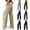 AA# Khaki 6, variant on YOTAMI Cargo Pants for Women High Waist Casual Pants Solid Color Trousers Loose Fit Y2K Baggy Streetwear with Multi Pockets