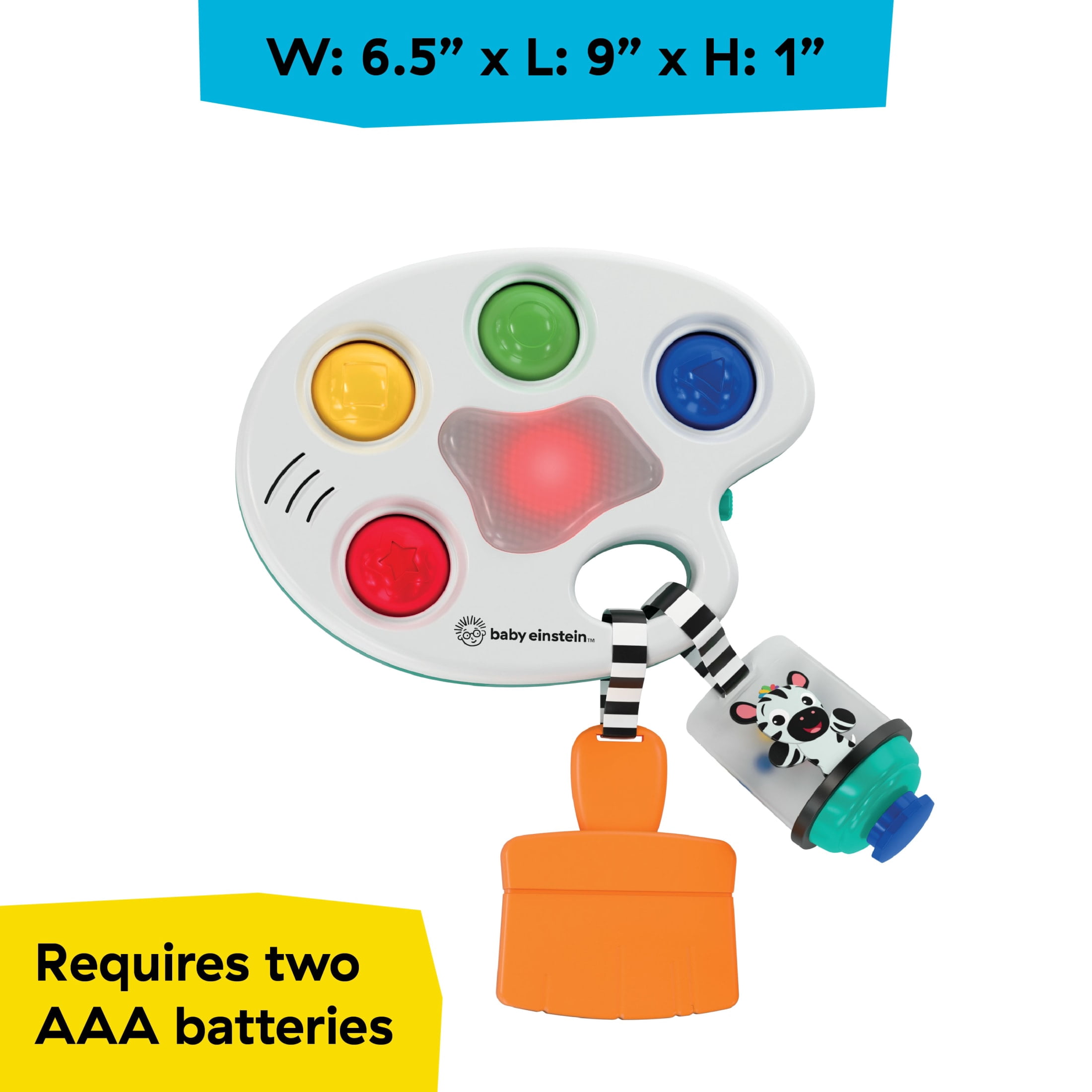 Baby Einstein Color Palette Popper Sensory Toy, Ages 6+ months