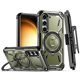 thumbnail image 1 of Funda magnética Magsafe con clip trasero para Samsung Galaxy S23 5g Armor Series (roja), 1 of 5