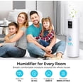 thumbnail image 4 of Humidifiers for Large Room Home Bedroom 2000 sq.ft. 17L/4.5Gal Large Humidifier with Extension Tube & 4 Speed Mist,Top Fill Wholehouse Humidifier with 360°Nozzle for Plant Office Commercial, 4 of 9